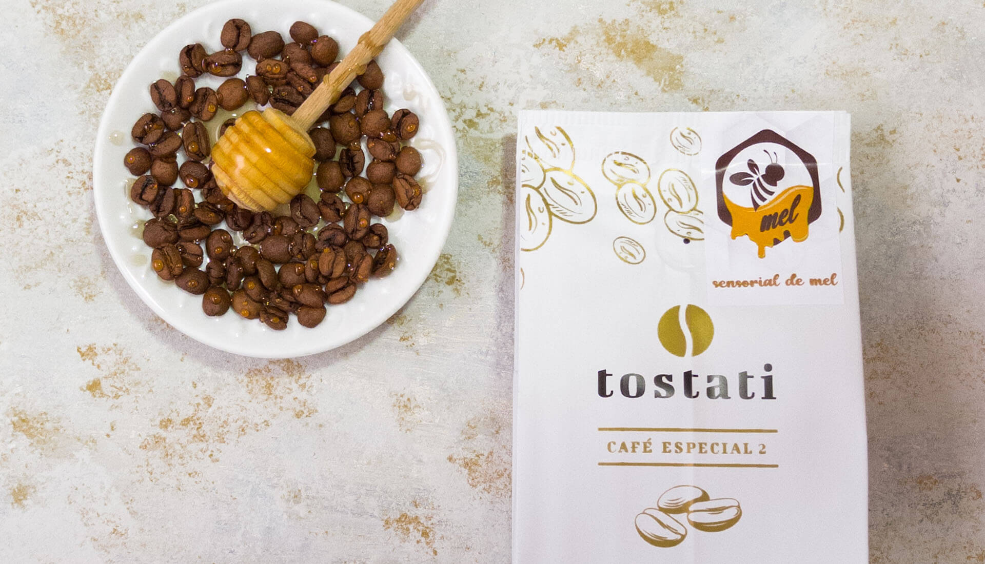 microlote de café com sensorial de mel 85 pontos tostati