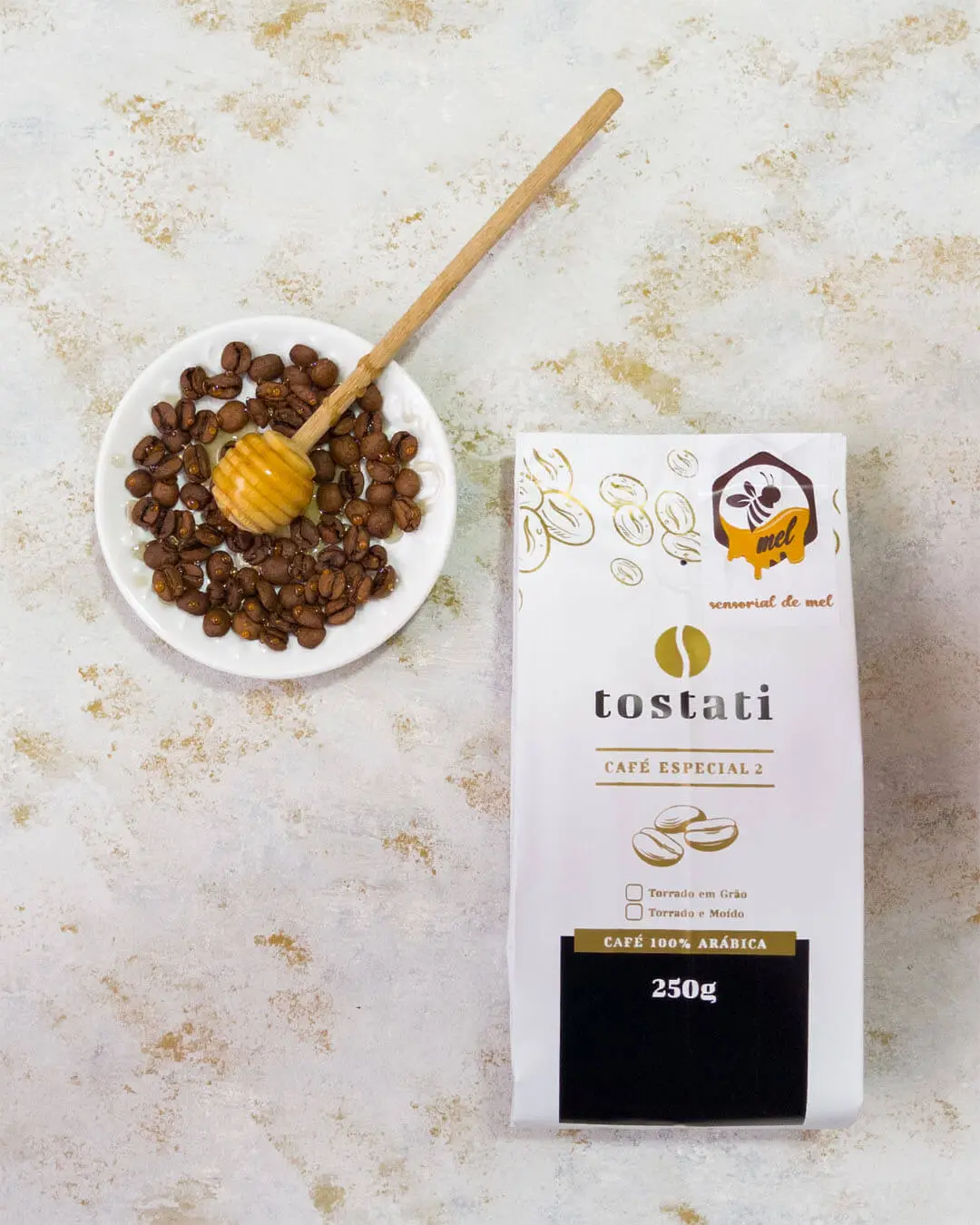 microlote de café com sensorial de mel 85 pontos tostati
