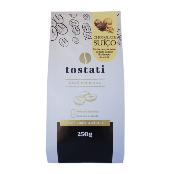 Produto café especial tostati microlote chocolate suíço