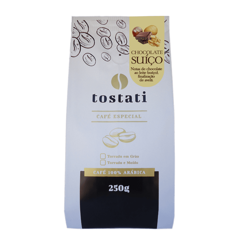 Produto café especial tostati microlote chocolate suíço