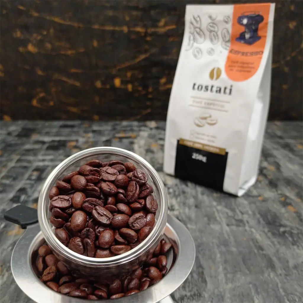 Café Especial Tostati close grãos 2025 espresso